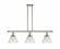 Cone - 3 Light - 36 inch - Polished Nickel - Stem Hung - Island Light (3442|916-3I-PN-G42)