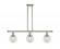 Beacon - 3 Light - 36 inch - Polished Nickel - Stem Hung - Island Light (3442|916-3I-PN-G202-6-LED)