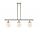 Beacon - 3 Light - 36 inch - Polished Nickel - Stem Hung - Island Light (3442|916-3I-PN-G201-6)