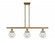 Beacon - 3 Light - 36 inch - Brushed Brass - Stem Hung - Island Light (3442|916-3I-BB-G202-6)