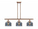 Bell - 3 Light - 36 inch - Antique Copper - Stem Hung - Island Light (3442|916-3I-AC-G73)