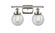 Beacon - 2 Light - 16 inch - Polished Nickel - Bath Vanity Light (3442|916-2W-PN-G204-6)