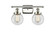 Beacon - 2 Light - 16 inch - Polished Nickel - Bath Vanity Light (3442|916-2W-PN-G202-6-LED)