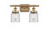 Bell - 2 Light - 16 inch - Brushed Brass - Bath Vanity Light (3442|916-2W-BB-G52-LED)