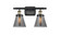 Cone - 2 Light - 16 inch - Black Antique Brass - Bath Vanity Light (3442|916-2W-BAB-G63)