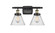 Cone - 2 Light - 18 inch - Black Antique Brass - Bath Vanity Light (3442|916-2W-BAB-G44)
