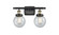 Beacon - 2 Light - 16 inch - Black Antique Brass - Bath Vanity Light (3442|916-2W-BAB-G204-6-LED)