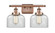 Bell - 2 Light - 18 inch - Antique Copper - Bath Vanity Light (3442|916-2W-AC-G72)