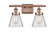 Cone - 2 Light - 16 inch - Antique Copper - Bath Vanity Light (3442|916-2W-AC-G62)