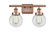 Beacon - 2 Light - 16 inch - Antique Copper - Bath Vanity Light (3442|916-2W-AC-G202-6-LED)