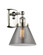 Cone - 1 Light - 8 inch - Polished Nickel - Sconce (3442|916-1W-PN-G43-LED)