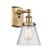 Cone - 1 Light - 6 inch - Brushed Brass - Sconce (3442|916-1W-BB-G64-LED)