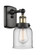 Bell - 1 Light - 5 inch - Black Antique Brass - Sconce (3442|916-1W-BAB-G52)