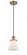 Cone - 1 Light - 6 inch - Brushed Brass - Cord hung - Mini Pendant (3442|916-1P-BB-G61-LED)