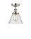 Cone - 1 Light - 8 inch - Polished Nickel - Semi-Flush Mount (3442|916-1C-PN-G44)