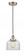 Bell - 1 Light - 8 inch - Brushed Satin Nickel - Cord hung - Mini Pendant (3442|616-1PH-SN-G72-LED)