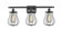 Muselet - 3 Light - 26 inch - Matte Black - Bath Vanity Light (3442|516-3W-BK-CE513-BK-LED)