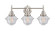 Oxford - 3 Light - 26 inch - Satin Nickel - Bath Vanity Light (3442|447-3W-SN-G534-LED)