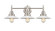 Halophane - 3 Light - 27 inch - Satin Nickel - Bath Vanity Light (3442|447-3W-SN-G1)