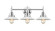 Halophane - 3 Light - 27 inch - Polished Chrome - Bath Vanity Light (3442|447-3W-PC-G1-LED)