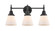 Cone - 3 Light - 24 inch - Matte Black - Bath Vanity Light (3442|447-3W-BK-G61)