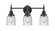 Caden - 3 Light - 23 inch - Matte Black - Bath Vanity Light (3442|447-3W-BK-G54)