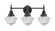 Oxford - 3 Light - 26 inch - Matte Black - Bath Vanity Light (3442|447-3W-BK-G532)