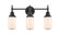 Dover - 3 Light - 23 inch - Matte Black - Bath Vanity Light (3442|447-3W-BK-G311-LED)