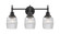Colton - 3 Light - 24 inch - Matte Black - Bath Vanity Light (3442|447-3W-BK-G302)