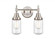 Dover - 2 Light - 14 inch - Satin Nickel - Bath Vanity Light (3442|447-2W-SN-G314-LED)