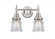 Canton - 2 Light - 14 inch - Satin Nickel - Bath Vanity Light (3442|447-2W-SN-G184S-LED)