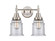 Canton - 2 Light - 15 inch - Satin Nickel - Bath Vanity Light (3442|447-2W-SN-G184-LED)