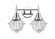 Oxford - 2 Light - 17 inch - Polished Chrome - Bath Vanity Light (3442|447-2W-PC-G532)