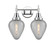 Geneseo - 2 Light - 16 inch - Polished Chrome - Bath Vanity Light (3442|447-2W-PC-G165)