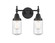 Dover - 2 Light - 14 inch - Matte Black - Bath Vanity Light (3442|447-2W-BK-G314)