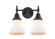 Bellmont - 2 Light - 15 inch - Matte Black - Bath Vanity Light (3442|447-2W-BK-G191)
