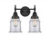 Canton - 2 Light - 15 inch - Matte Black - Bath Vanity Light (3442|447-2W-BK-G182-LED)