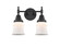 Canton - 2 Light - 14 inch - Matte Black - Bath Vanity Light (3442|447-2W-BK-G181S)