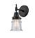 Canton - 1 Light - 5 inch - Matte Black - Sconce (3442|447-1W-BK-G184S)