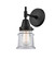 Canton - 1 Light - 5 inch - Matte Black - Sconce (3442|447-1W-BK-G182S-LED)