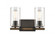 Westlake - 2 Light - 13 inch - Matte Black - Bath Vanity Light (3442|445-2W-BK-G4454)