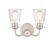 Scarlett - 2 Light - 14 inch - Satin Nickel - Bath Vanity Light (3442|421-2W-SN-G4212)
