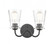 Scarlett - 2 Light - 14 inch - Matte Black - Bath Vanity Light (3442|421-2W-BK-G4212)