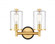 Marlowe - 2 Light - 14 inch - Black Satin Gold - Bath Vanity Light (3442|418-2W-BSG-G4182)