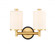Marlowe - 2 Light - 14 inch - Black Satin Gold - Bath Vanity Light (3442|418-2W-BSG-G4181)