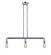 Bare Bulb - 3 Light - 38 inch - Polished Chrome - Stem Hung - Adjustable Island Light (3442|213-PC)