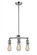 Bare Bulb - 3 Light - 15 inch - Polished Chrome - Stem Hung - Chandelier (3442|207-PC-LED)