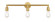 Bare Bulb - 3 Light - 30 inch - Satin Gold - Bath Vanity Light (3442|205-SG)
