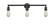Bare Bulb - 3 Light - 30 inch - Matte Black - Bath Vanity Light (3442|205-BK)
