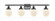 Beacon - 4 Light - 36 inch - Matte Black - Bath Vanity Light (3442|916-4W-BK-G201-6)